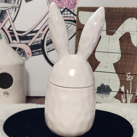 Whimsical Cupboard Bunny Jar - Picture 2 of 5